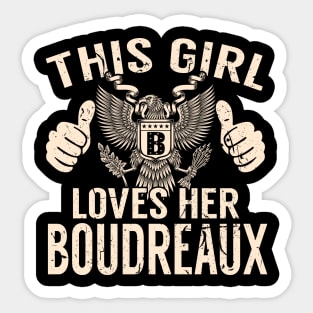 BOUDREAUX Sticker